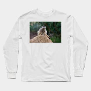 Meerkat King Of The Castle Long Sleeve T-Shirt